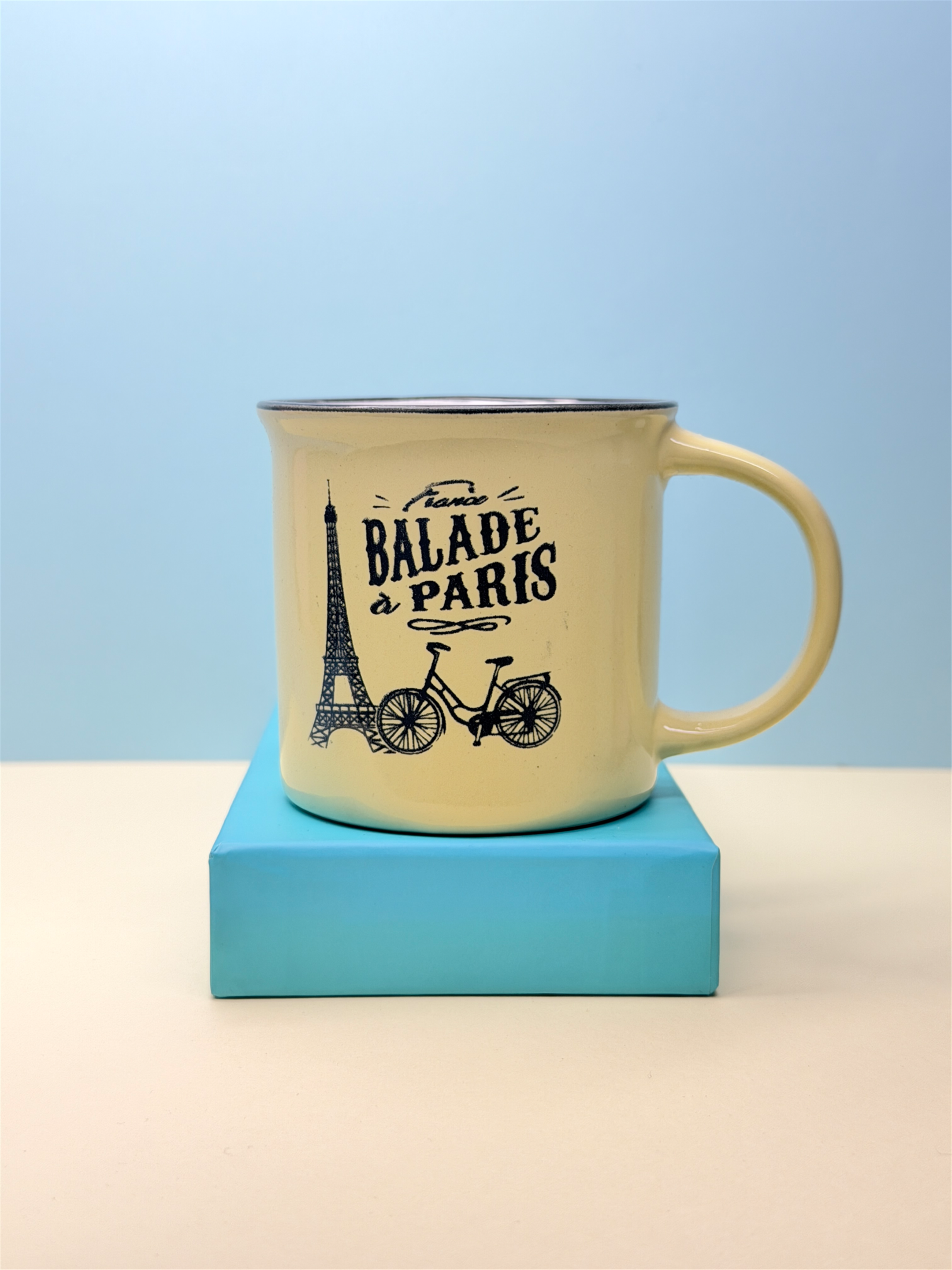 ماگ زرد طرح پاریس Balade a Paris